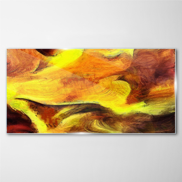 Tableau sur verre Couleurs vives en mouvement