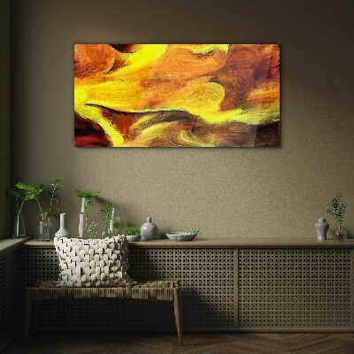 Tableau sur verre Couleurs vives en mouvement