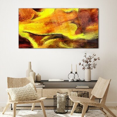 Tableau sur verre Couleurs vives en mouvement