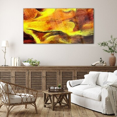 Tableau sur verre Couleurs vives en mouvement