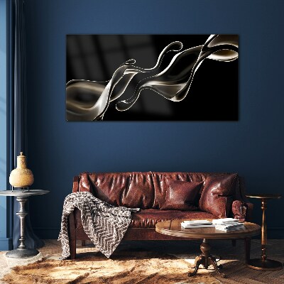 Tableau photo sur verre Des vagues d'élégance liquide