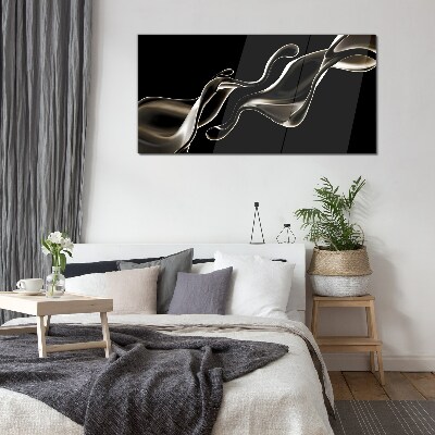 Tableau photo sur verre Des vagues d'élégance liquide