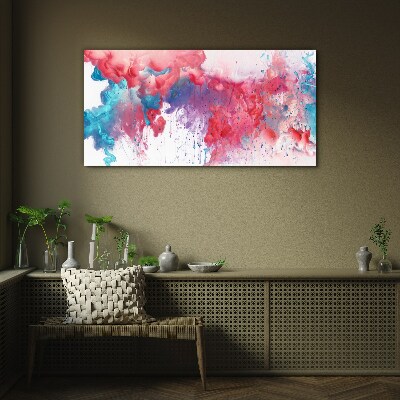 Tableau sur verre Tourbillons colorés