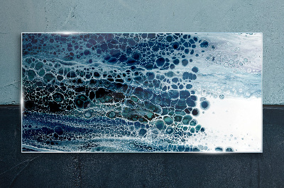 Tableau sur verre Bulles de l'océan