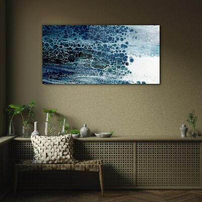 Tableau sur verre Bulles de l'océan