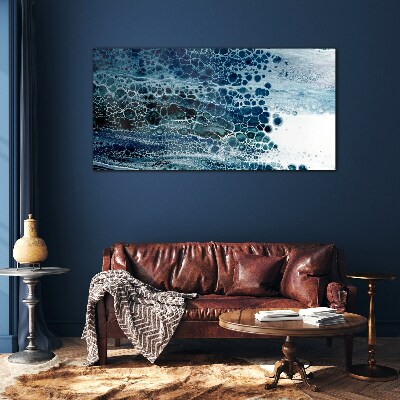 Tableau sur verre Bulles de l'océan