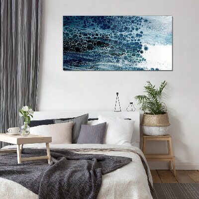 Tableau sur verre Bulles de l'océan