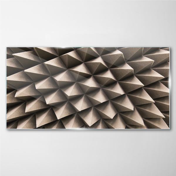 Tableau photo sur verre Géométrie des formes tridimensionnelles