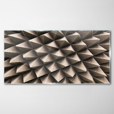 Tableau photo sur verre Géométrie des formes tridimensionnelles