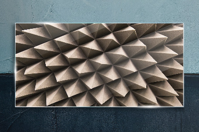 Tableau photo sur verre Géométrie des formes tridimensionnelles