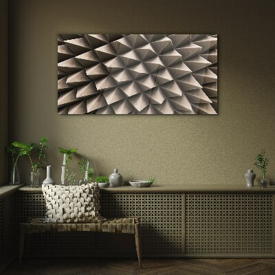Tableau photo sur verre Géométrie des formes tridimensionnelles