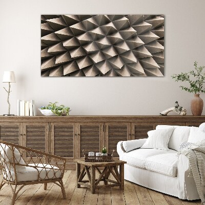 Tableau photo sur verre Géométrie des formes tridimensionnelles