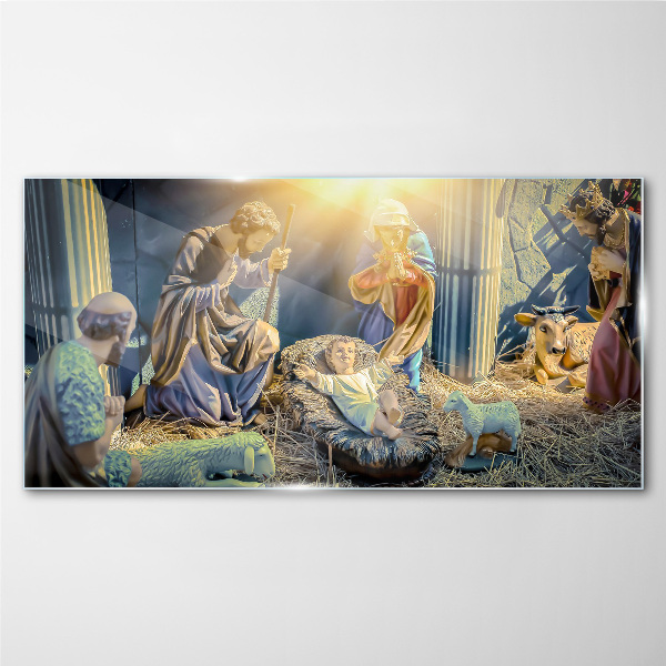 Tableau imprimé sur verre Crèche de Jésus