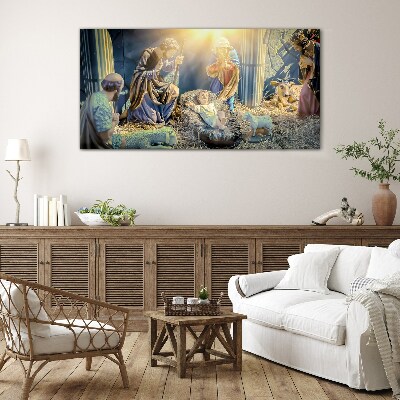 Tableau imprimé sur verre Crèche de Jésus