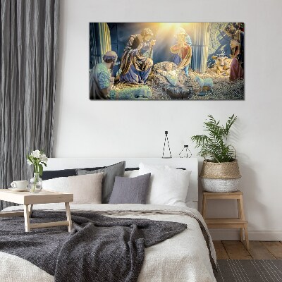 Tableau imprimé sur verre Crèche de Jésus