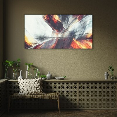 Tableau photo sur verre Transformations de couleurs dynamiques