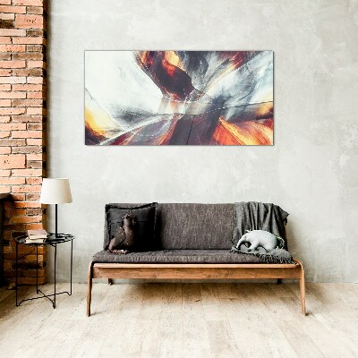 Tableau photo sur verre Transformations de couleurs dynamiques