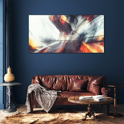 Tableau photo sur verre Transformations de couleurs dynamiques