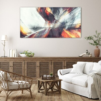 Tableau photo sur verre Transformations de couleurs dynamiques