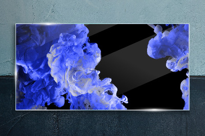 Tableau en verre Ciel avec des nuages bleus