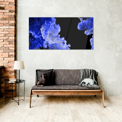 Tableau en verre Ciel avec des nuages bleus