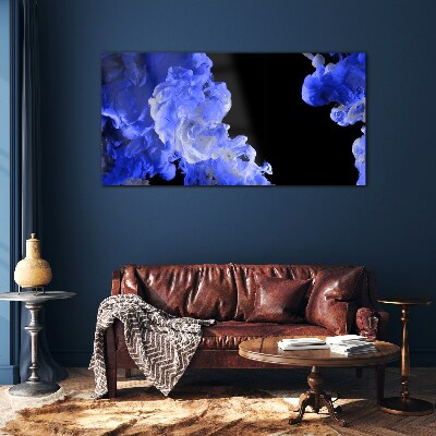 Tableau en verre Ciel avec des nuages bleus