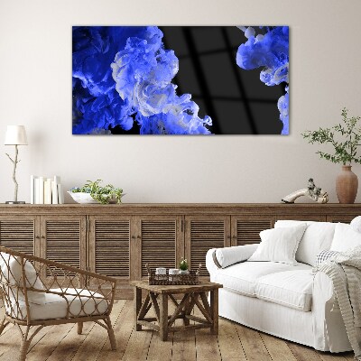 Tableau en verre Ciel avec des nuages bleus
