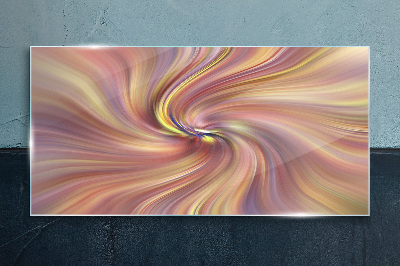 Tableau imprimé sur verre Un tourbillon d'émotions colorées