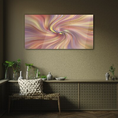 Tableau imprimé sur verre Un tourbillon d'émotions colorées