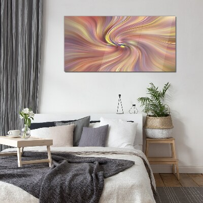 Tableau imprimé sur verre Un tourbillon d'émotions colorées