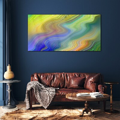 Tableau verre imprimé Un tourbillon coloré d'abstraction