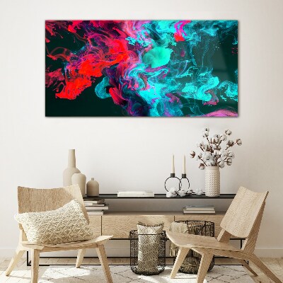 Tableau photo sur verre Les couleurs des émotions en mouvement