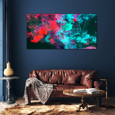 Tableau photo sur verre Les couleurs des émotions en mouvement