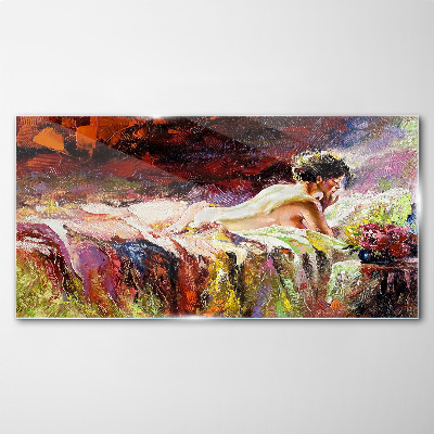 Tableau en verre L'intimité en couleur