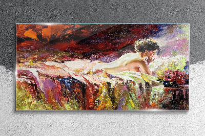 Tableau en verre L'intimité en couleur