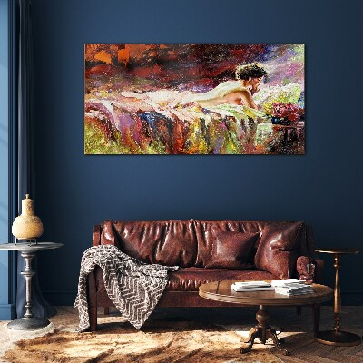Tableau en verre L'intimité en couleur