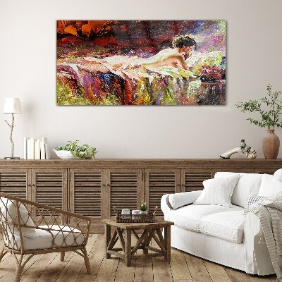 Tableau en verre L'intimité en couleur