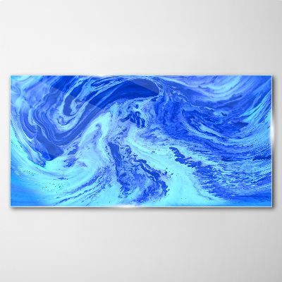 Tableau photo sur verre tourbillons océaniques