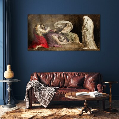 Tableau imprimé sur verre Un spectre face à la tragédie