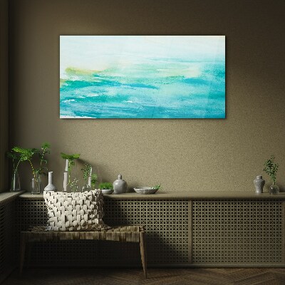 Tableau sur verre Nuances tranquilles de la mer