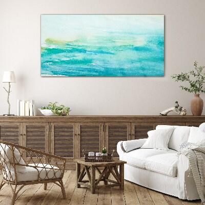 Tableau sur verre Nuances tranquilles de la mer