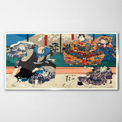 Tableau verre imprimé Scène traditionnelle japonaise