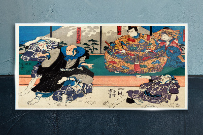 Tableau verre imprimé Scène traditionnelle japonaise