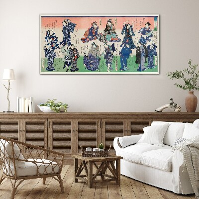Tableau en verre Danses traditionnelles japonaises