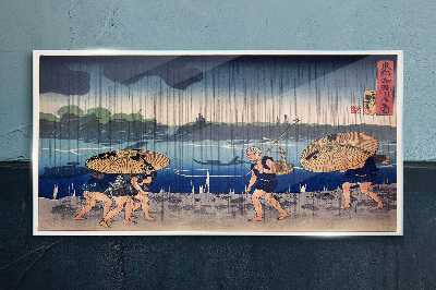 Tableau sur verre Paysage japonais traditionnel