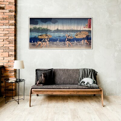 Tableau sur verre Paysage japonais traditionnel