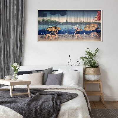 Tableau sur verre Paysage japonais traditionnel