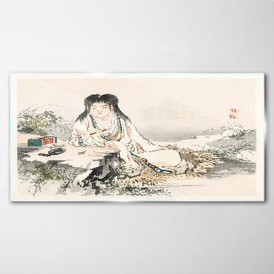 Tableau photo sur verre La paix au bord de la rivière