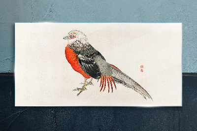 Tableau photo sur verre Un oiseau vivant aux couleurs de la nature