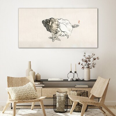 Tableau imprimé sur verre Coquille d'étoile de mer